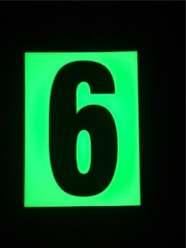 Realglow Photoluminescent  Flat Number 6