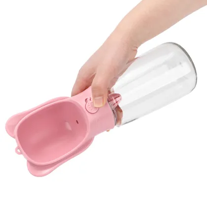 Factory Direct Plastic Dog Travel Water Bottle: Portable & Convenient Pet Supplies for Dogs