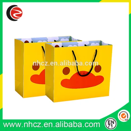 Yellow Duck Printing Paper Bag