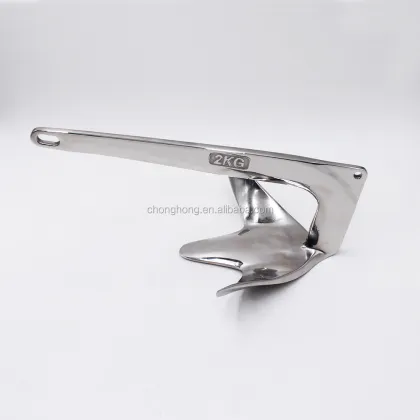 High Precision AISI316 Stainless Steel Marine Anchor - Mirror Polished Bruce Claw Force Anchor