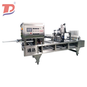 Customizable Yogurt Cup Filling and Sealing Machine for Dairy Products