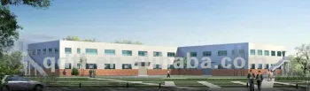 Prefabricated steel frames workshop/two story