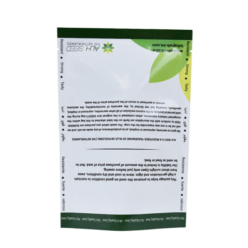 eco friendly biodegradable cornstarch sunflower seed bag