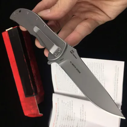 Latest Pocket Knife DX-Grady Fung Manufacture 100% OEM Kershaw SPEEDSAFE VOLT SS 3655 8Cr17MOV Blade Folding Blade Knife