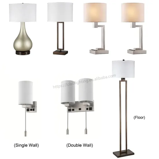 UL Listed Comfort Inn Lighting Desk Lamp - Hotel Room Table Lamps with USB