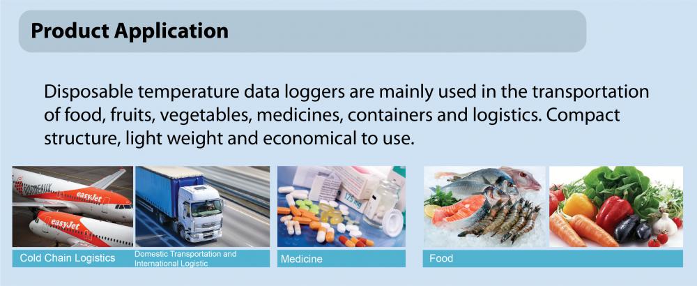 Cold chain USB Temperature Data Logger Pdf Report