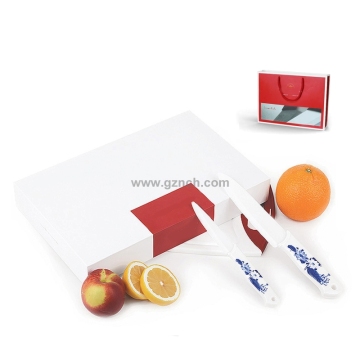 VOgue bone handle ceramic knife 3pcs set
