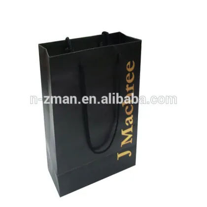 Luxury Wine Handbag,Black Printing Handbag,Wine handbag