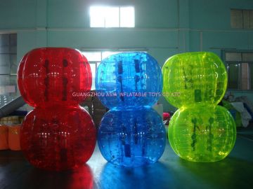 Custom 0.8mm Tpu Or 0.8mm Pvc Inflatable Body Ball For Amusement Park Equipment