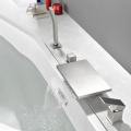Deck Mounted Bathtub Waterfall Spout Mixer Tap