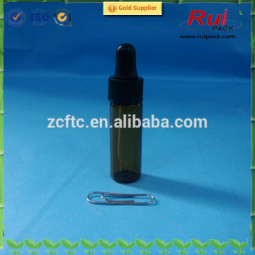 4ml brown glass e-liquid dropper bottles with cap