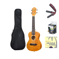 Conjunto de ukulele de concerto de qualidade de 24 polegadas