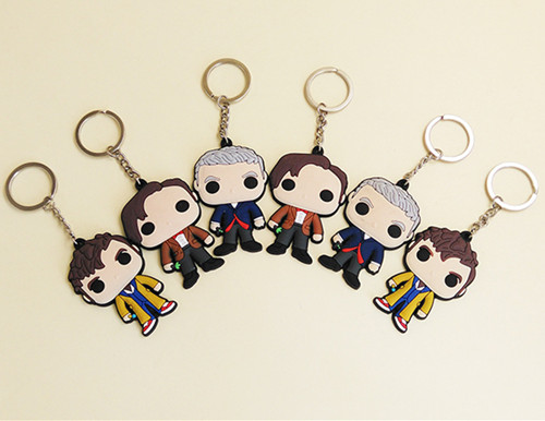 Promotional Cartoon Shape PVC Keyring 4