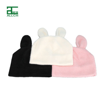 Sevimli Tavşan Kulakları Örgü Beanie - ALLCH Moda Kış Kazak Şapkası Modaya uygun Sonbahar ve Kış için
