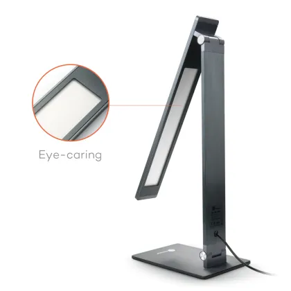 TaoTronics Metal LED Desk Lamp, 100% Premium Metal Body, Touch-Sensitive Control, 4 Light Modes Glare-Free, Adjustable Arm
