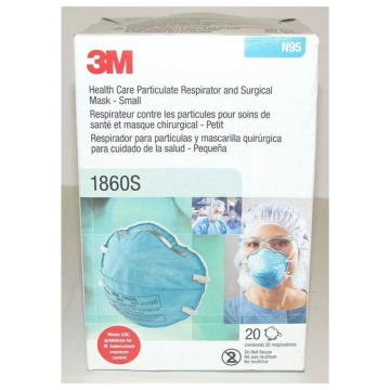 Confezione da 20 maschere chirurgiche 3M MASK 1860 N95 Cup e antiparticolato usa e getta risp