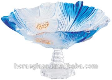2016 high quality decorative glass fruit plate/bowl for promotion