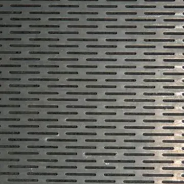 micro hole Slotted round perforated metal sheet