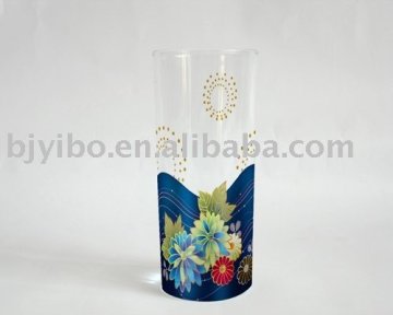 Heat-resistant glassware with logo