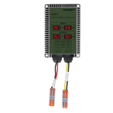 FROGBRO 200W Solar Charge Controller - MPPT 99% Efficient 12/24V Adjustable LED Display