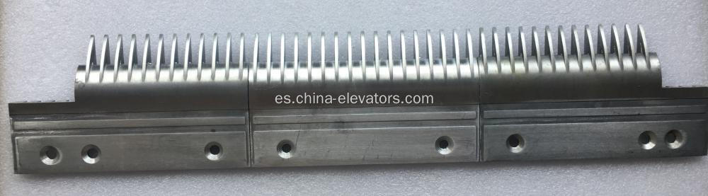 Placa de peine de aluminio S655BL para escaleras mecánicas Hyundai