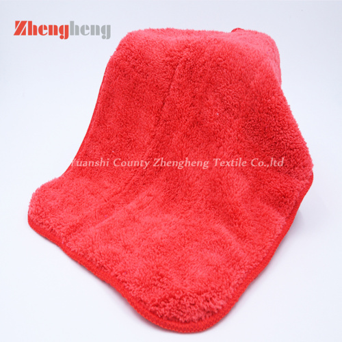 1000% Microfiber Coral Fleece Towel with Polyester Material