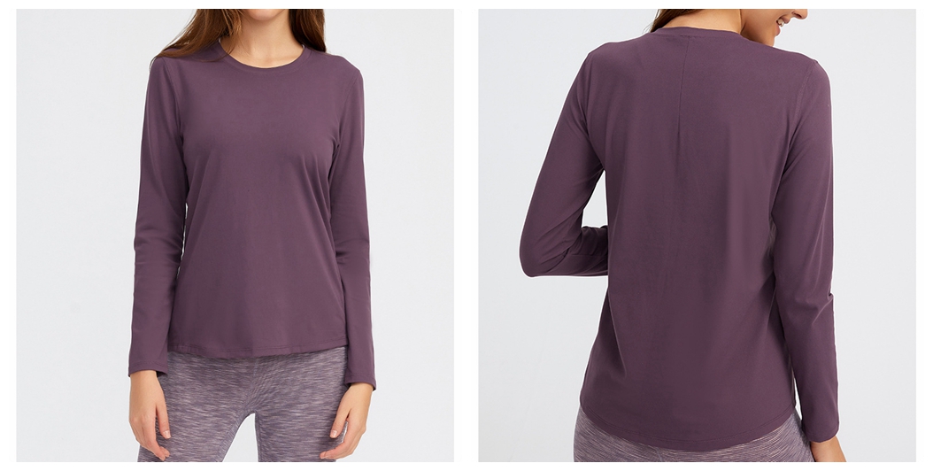 long sleeve yoga shirt