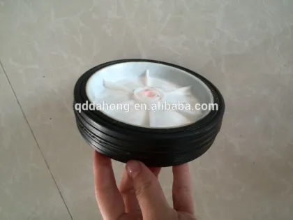 kid's toy little rubber solid wheel