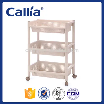 Bathroom Kitchen Sundries Storage Shelf Household Storage Rack With wheels