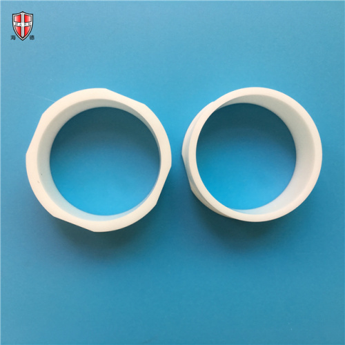 smooth polished ZrO2 zirconia ceramic sleeve customized