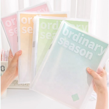 A4 Plastic Clear Pockets - Display Presentation Book File Pockets Document Folder