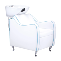 Professional salon shampoo chair without footrest