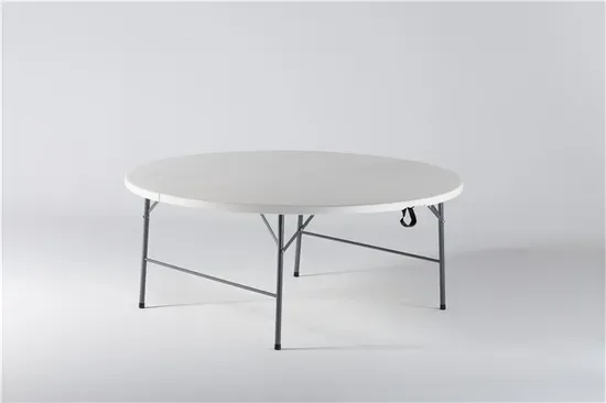 6 Feet HDPE Plastic Round Foldable Table for Wedding Rental