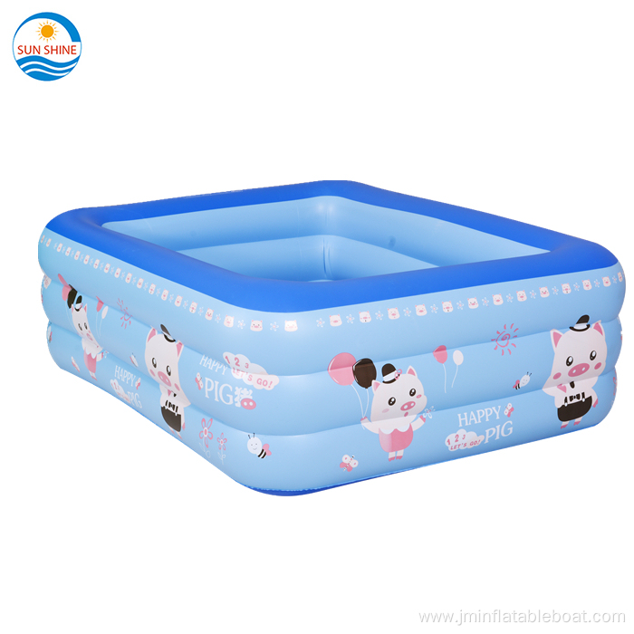 Customized Blue Outdoor Inflatable Swimming Pool Toys Pool