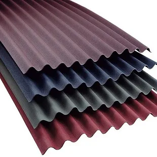 Glass finer reinforced asphalt tile