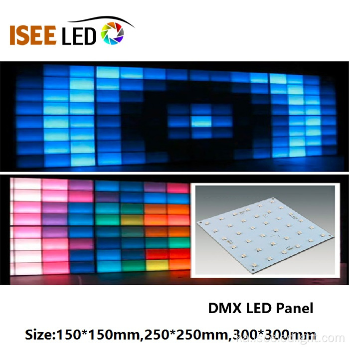 DMX DJ LED პანელის შუქი