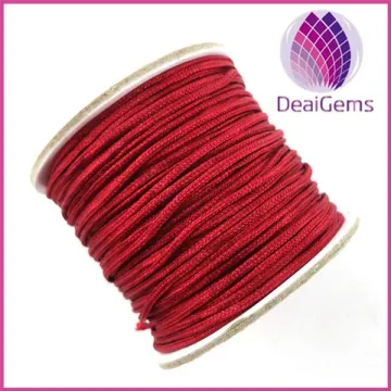 1.5mm red bracelet nylon cord