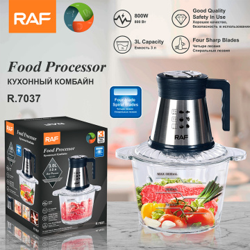 800W 3L Capacity Food Processor