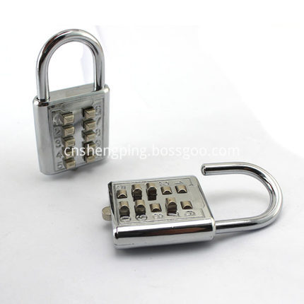 Luggage Button Padlock Mini Padlock