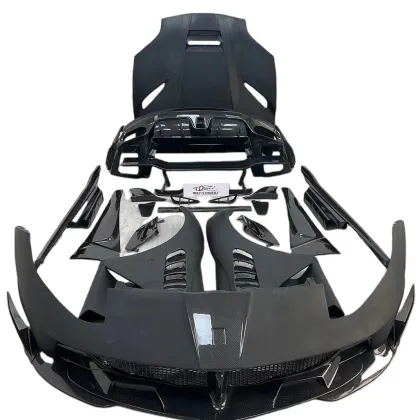 Half Carbon Fiber Body Kit for Ferrari 812 - M Style Front Bumper, Spoiler, Rear Bumper, Side Skirt