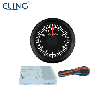 Eling Waterproof 52mm Jam Tolok dengan lampu latar merah untuk kenderaan 12V/24V