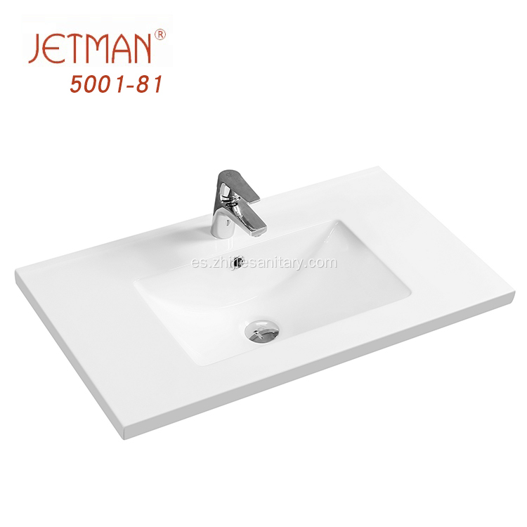 JM5001-81 White Ceramic With With Bathroom Wash Wash Basin