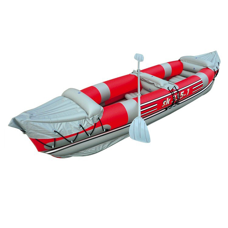 plastic fishing kayak with rudder