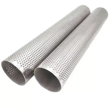 Customized 304 Stainless Steel Perforated Mesh Round Filter Tube