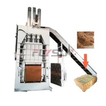 Coconut Fiber Baling Press Machine - Vertical Hydraulic Baler