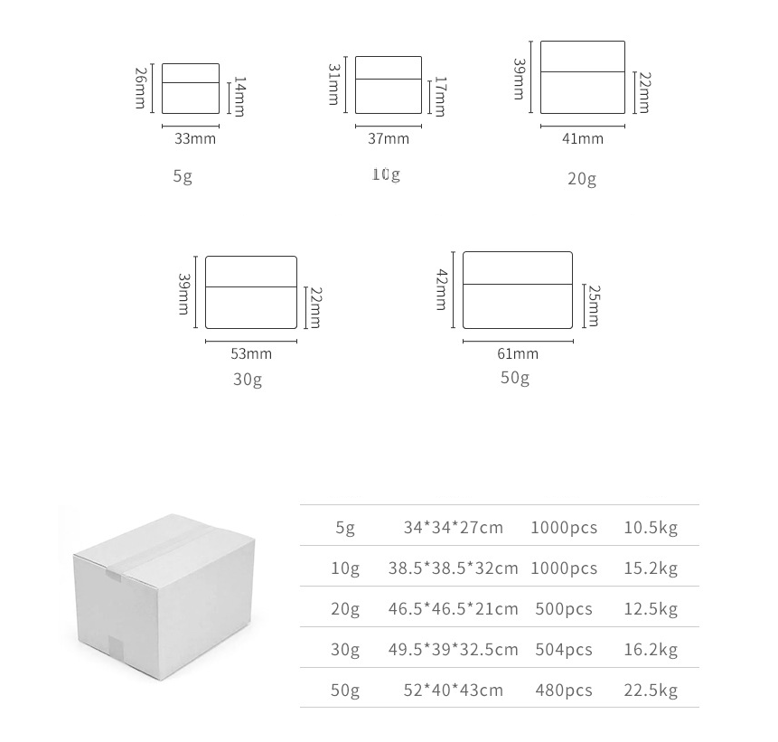 Double Wall Plastic Container Jar