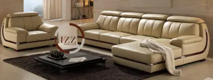 lizz casual  leather  sofa