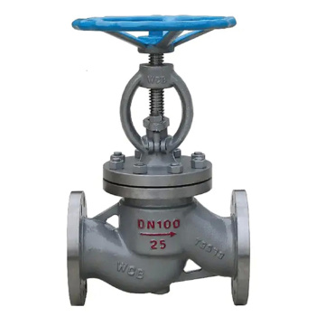 Cast steel flange angle globe valve