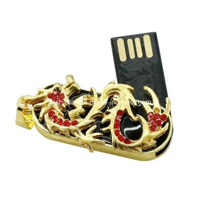 Jewelry Dragon USB Memory Stick Crystal USB Flash Drive
