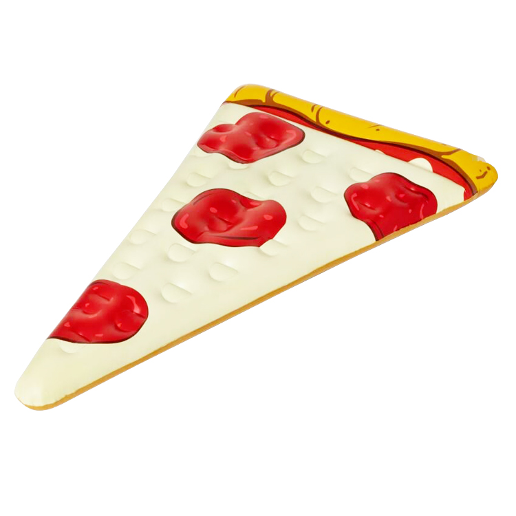 Personnaliser le flotteur de piscine de pizza gonflable flotteur adulte